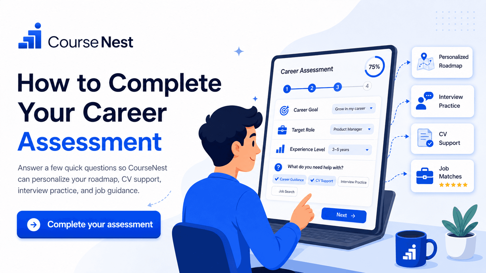 How to Complete Your Career Assessment on Course Nest